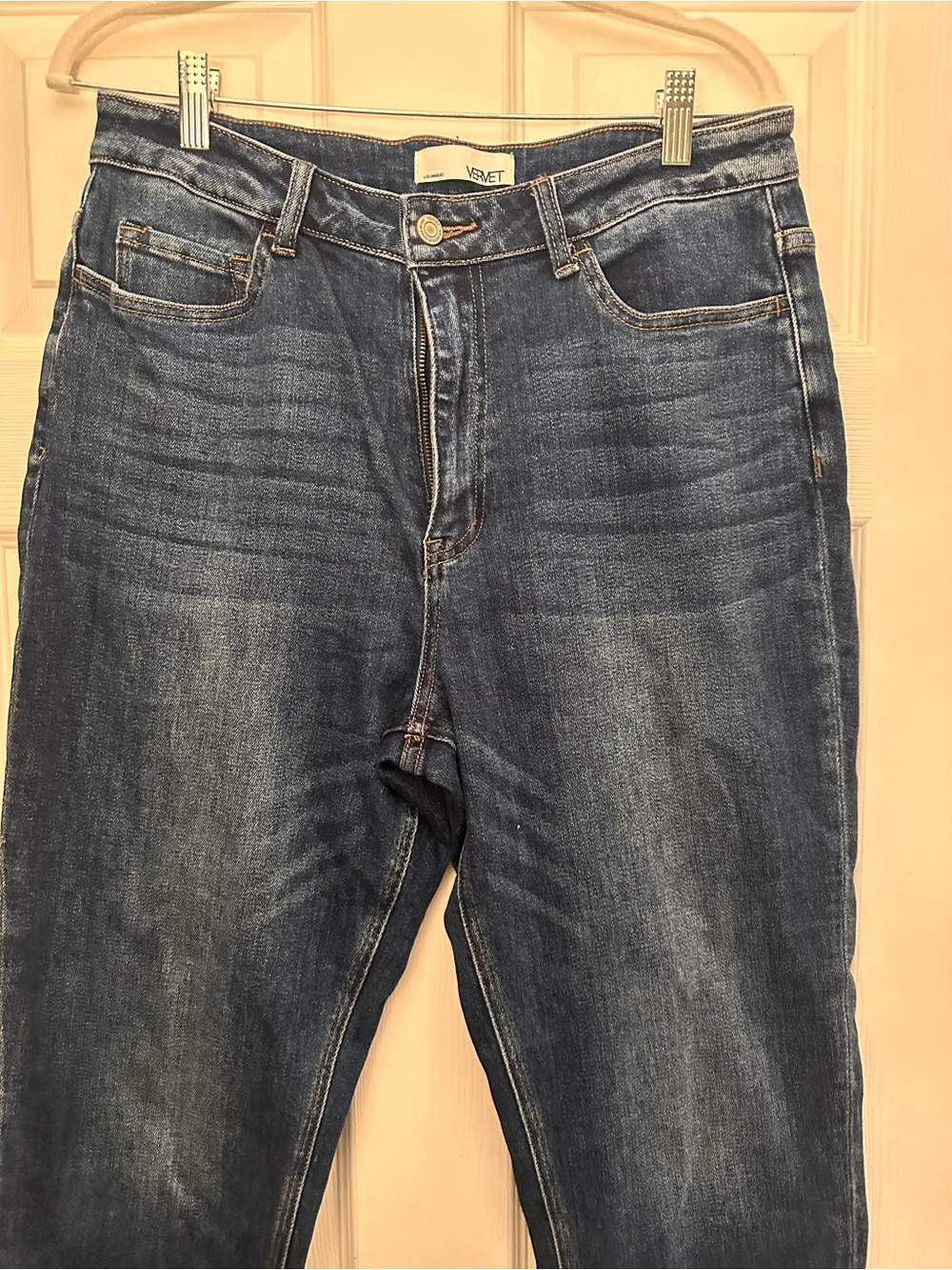 Women’s Straight Jeans in Dark Blue by 1SMET